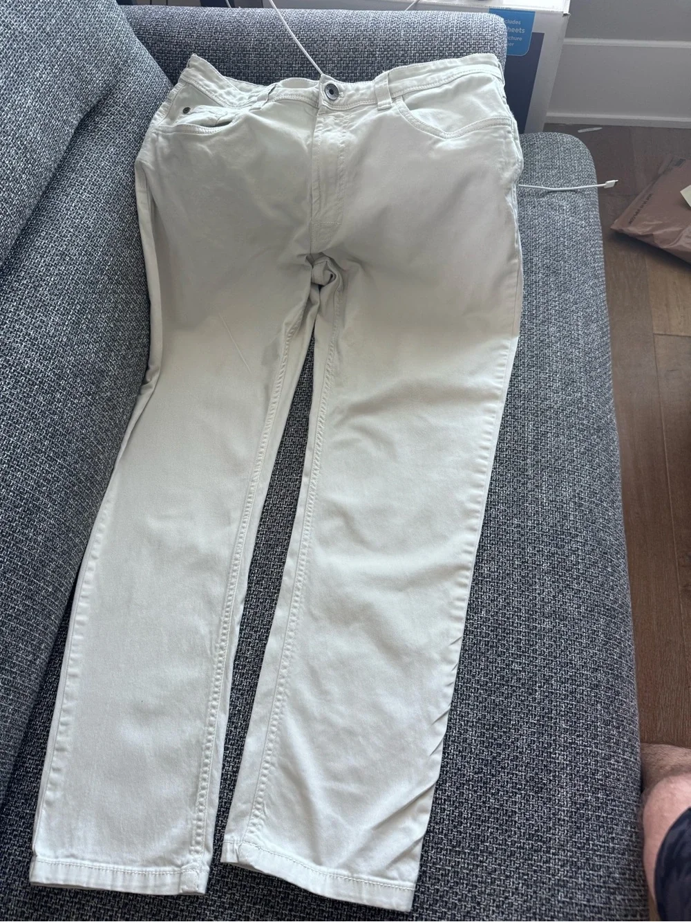 Izod Sandstone Straight Stretch Pants - Picture 1 of 2